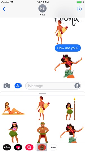 Hawaii Aloha Luau Stickers(圖2)-速報App