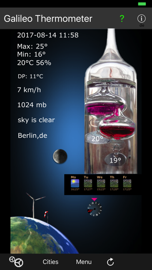 Galileo Thermometer(圖1)-速報App