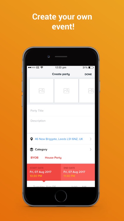 Tuurnt: Nearby Party & Events