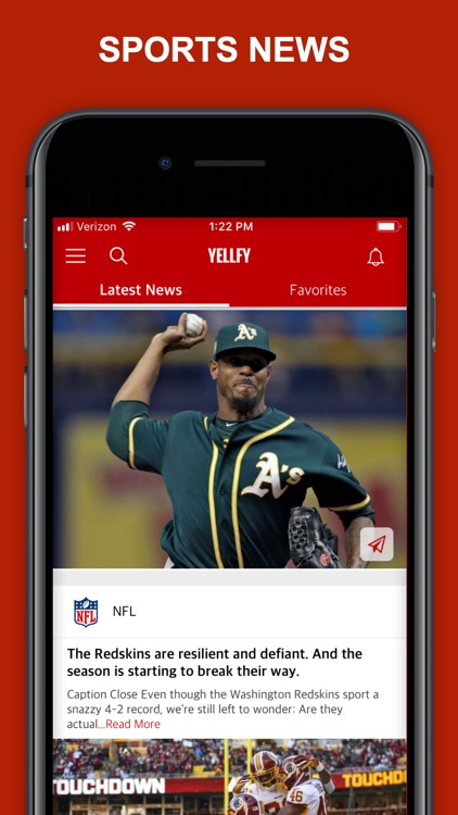 Yellfy Sports: Scores & News screenshot-0