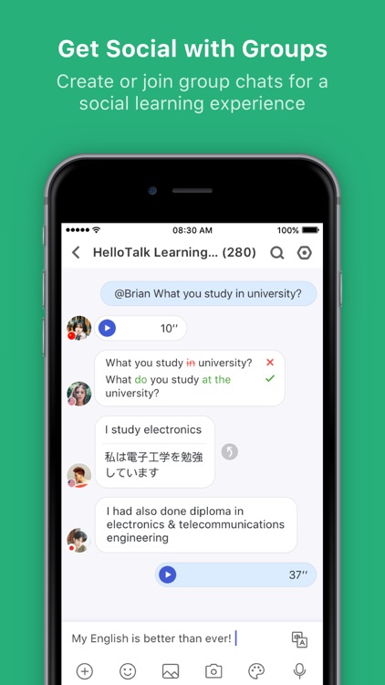 HelloTalk Learn Languages Fast screenshot-4