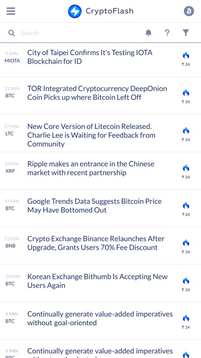 CryptoFlash screenshot 2