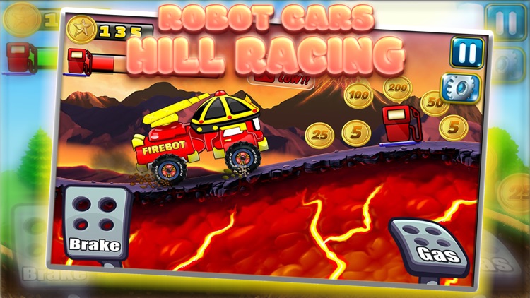 Robot Cars Hill Racing