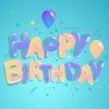 Party Birthday Wishes Sticker