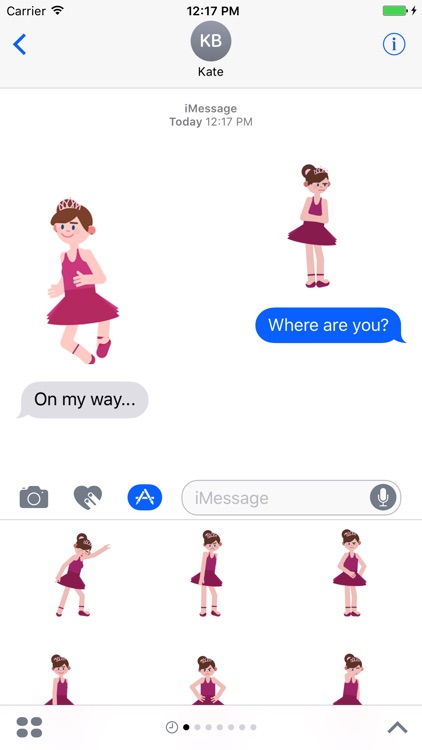 Ballerina Animated Emoji