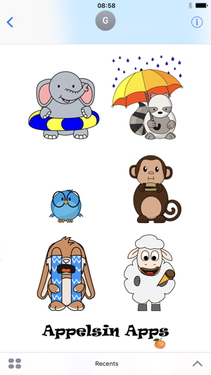 Appelsin Stickers - Animals Emoji - Animated(圖3)-速報App