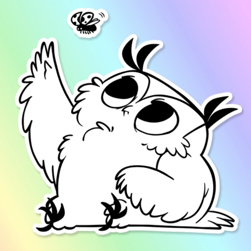 Lovely Owly! Stickers icon
