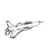 Crazy Jet Fighter Doodle