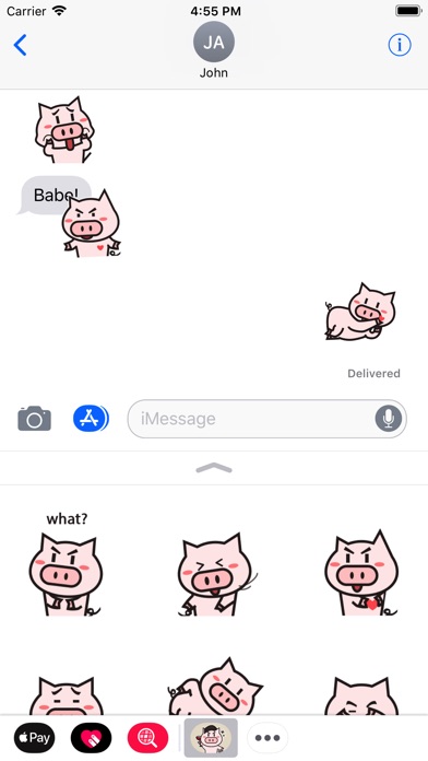 Little Pig Animated Stickers screenshot 3