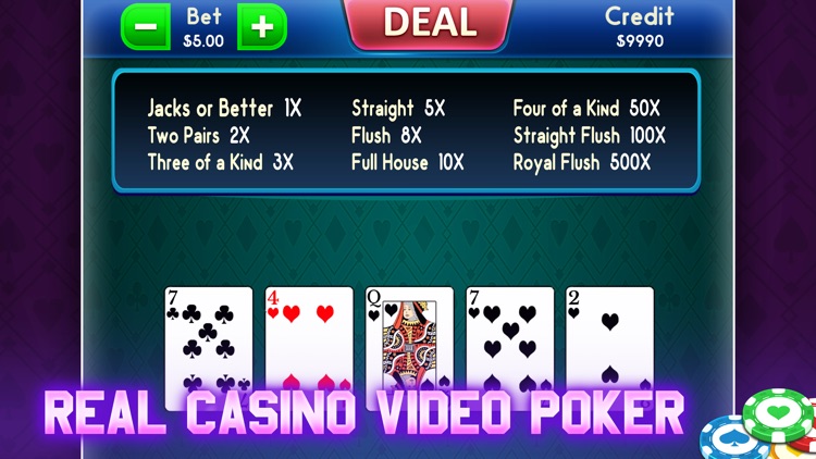 Video Poker: Fun Casino Game screenshot-4