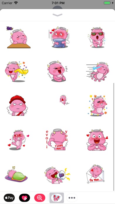 PinkAngel Animated Sticker screenshot 3