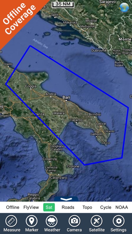 Marine: Puglia HD - GPS Map Navigator screenshot-4