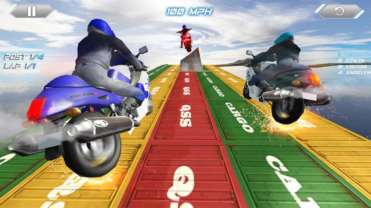 Impossible Track Motor Bike Rider: Stunt Man Race screenshot-3