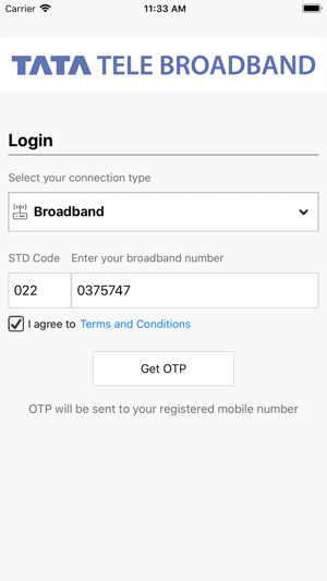 Tata Tele Broadband App