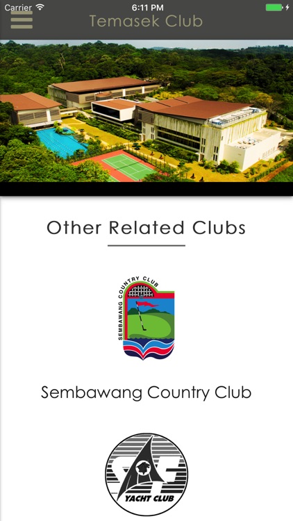 Temasek Club Member Portal