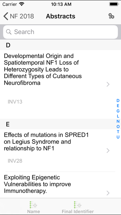 Neurofibromatosis Conference screenshot 3