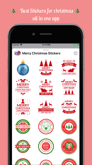 Top Merry Christmas Stickers(圖4)-速報App