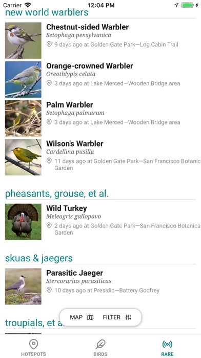 GoBird - Guide to Nearby Birds screenshot 4