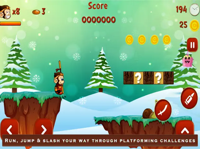 Banana Kong Adventure Run Game, game for IOS