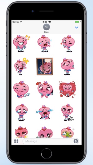 Cute Lovely Heart Stickers(圖1)-速報App