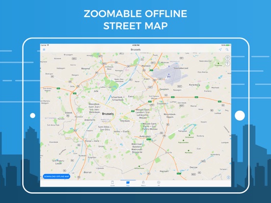 Brussels Travel Guide with Offline Street Map screenshot 3
