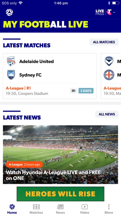 My Football Live App