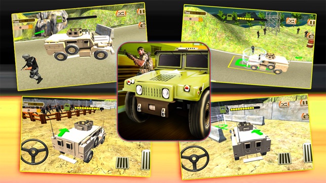 Army Rescue 3D Van Enemy Blost