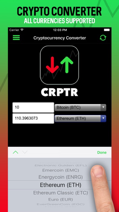 CRPTR Real-Time CryptoCurrency screenshot 2