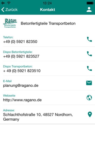 RAGANO Transportbeton Nordhorn screenshot 2