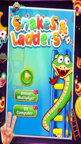 Game screenshot Snakes & Ladders - Glow & Neon mod apk