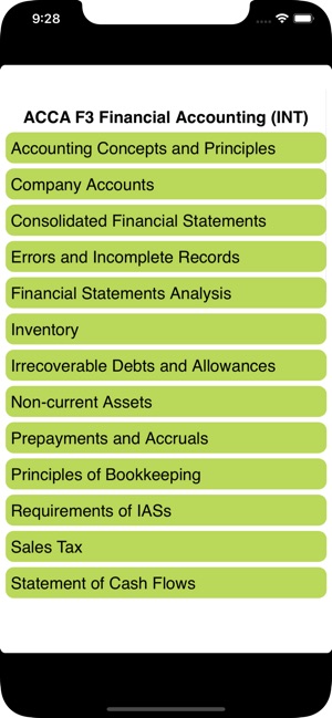 ACCA F3 Financial Accounting