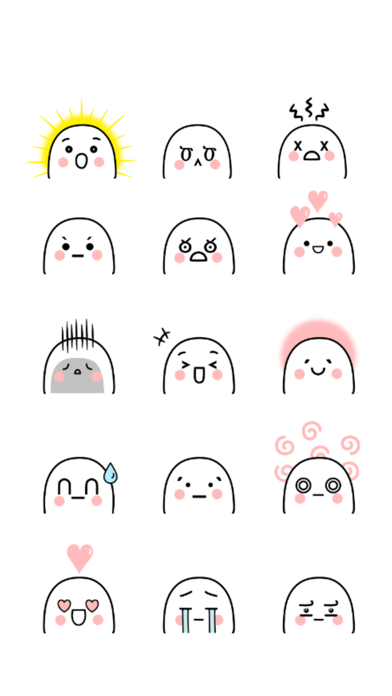 Emotional cutie 감정기복 귀요미 스티커 screenshot 3