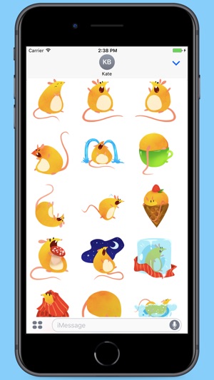 Fatty Orange Rat Stickers(圖1)-速報App