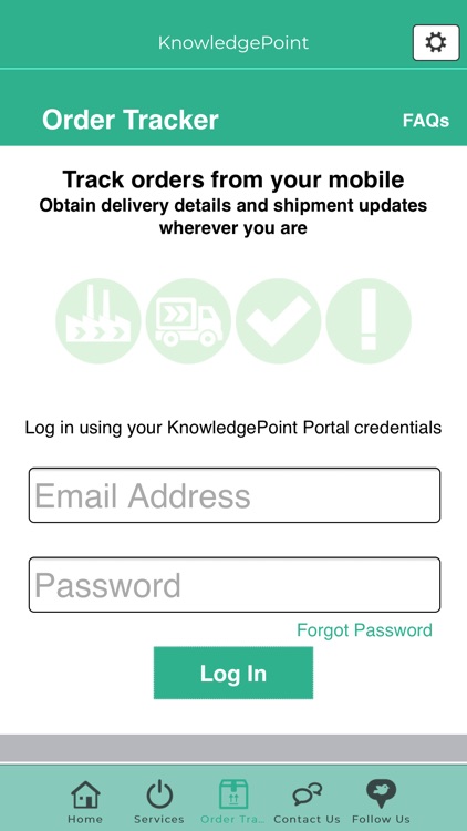 KnowledgePoint Order Tracker