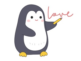 Lovely Penguins Sticker