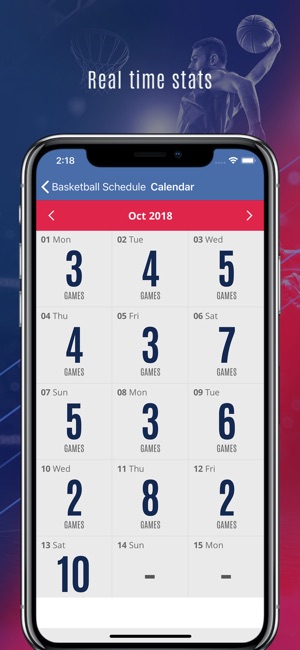 Basketball Schedule for NBA 18(圖3)-速報App