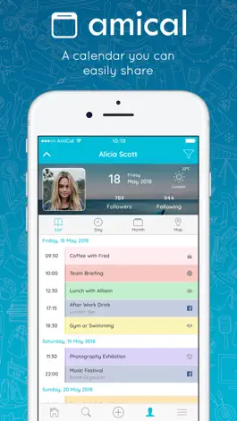 Game screenshot AmiCal - Social Calendar mod apk