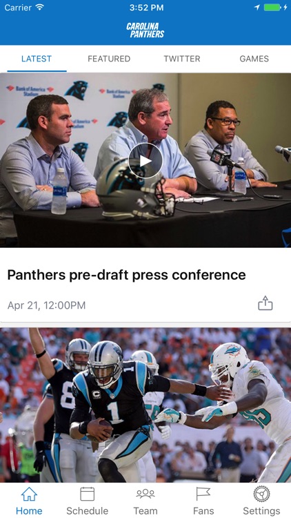 Carolina Panthers Mobile
