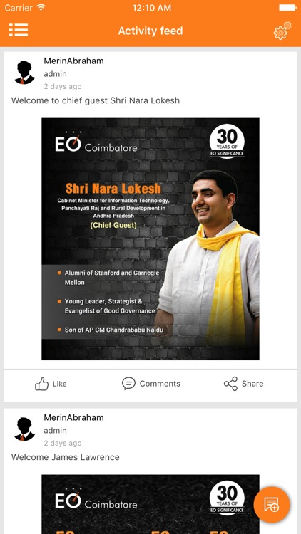 EOTY Coimbatore