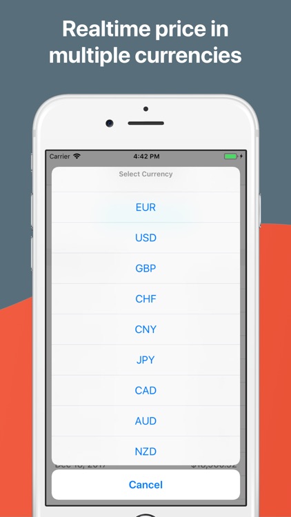 Bitcoin Crypto Ticker - BTC