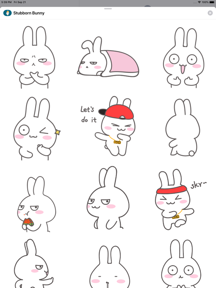 Stubborn Bunny Animated