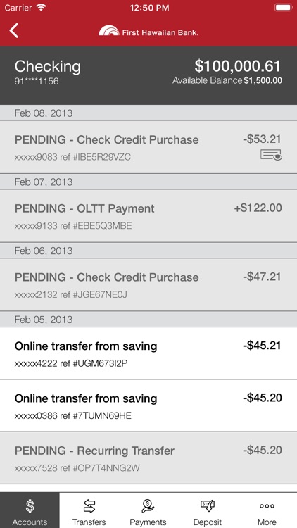 First Hawaiian Bank Mobile screenshot-3