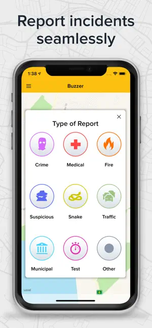 Captura 3 Buzzer - Community Safety iphone