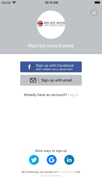 Red Hot Irons Events