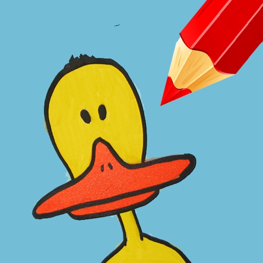 Little Duck Drawing Paint Games Coloring Book icon