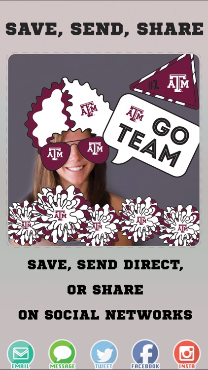 Texas A&M Aggies PLUS Selfie Stickers screenshot-3