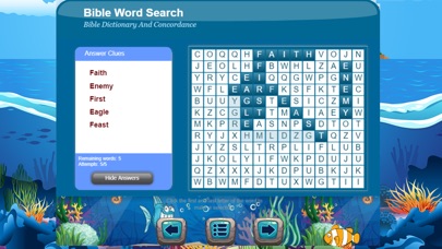Word Search Bible Trivia Games screenshot 2