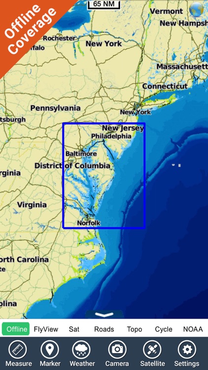 Virginia - New Jersey HD chart screenshot-4