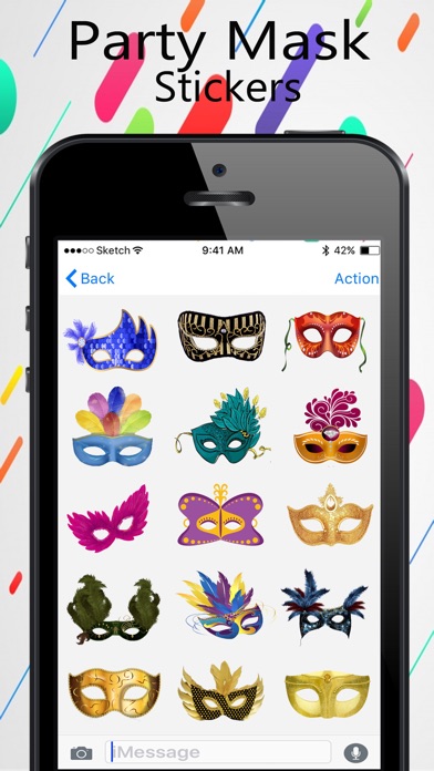 Carnival  Mask Stickers screenshot 3
