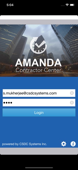 AMANDA Contractor Center